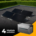 BENEFITS.ME DEAL: Balkonkraftwerk 2000W mit Speicher Anker SOLIX 3 Pro - Komplettset Flachdach/Boden | Vorteilsaktion