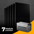 Solarkraftwerk 3500W mit Speicher Anker SOLIX 3 Pro - Set